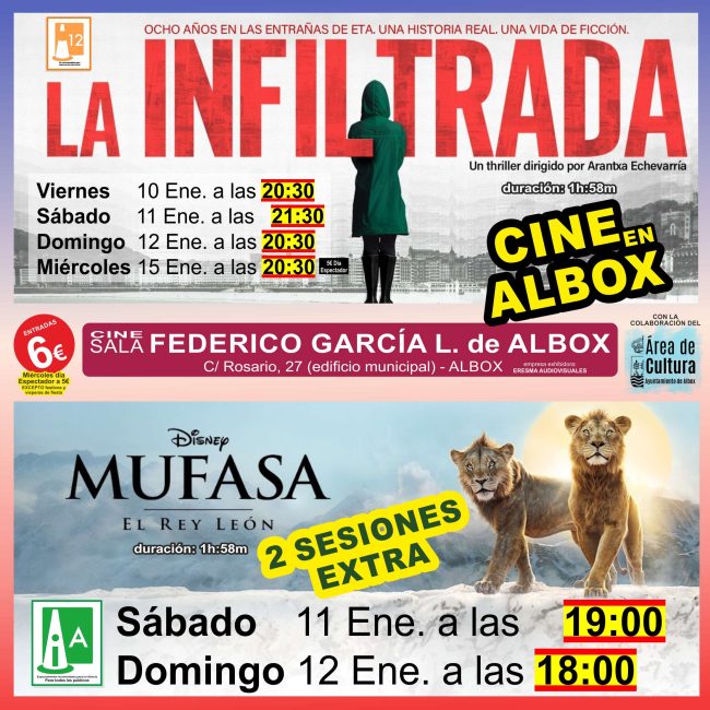 Cinema in Albox: La Infiltrada (The Infiltrator)