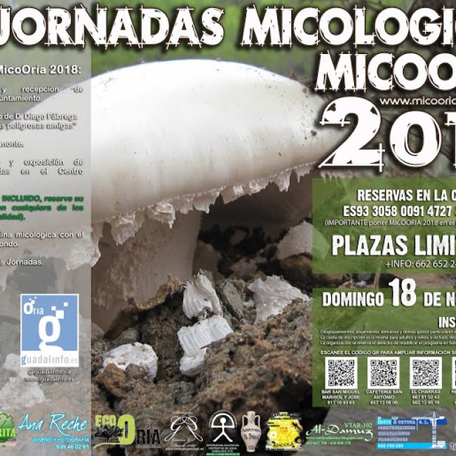 VII Jornadas Micológicas MICOORIA 2018