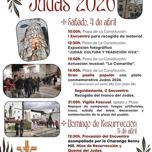 Quema del Judas – Urrácal 2026