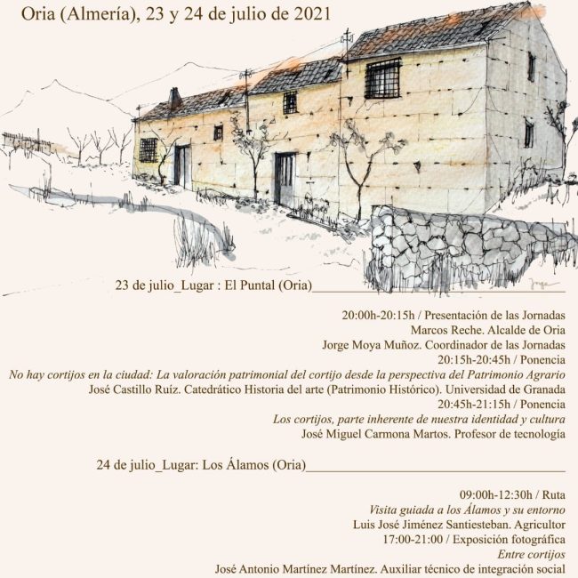 Jornadas Patrimoniales de Oria «Los Cortijos y su Habitat»