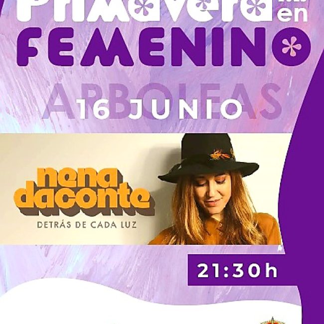 Nena Daconte en Concierto – Primavera en Femenino Arboleas 2023