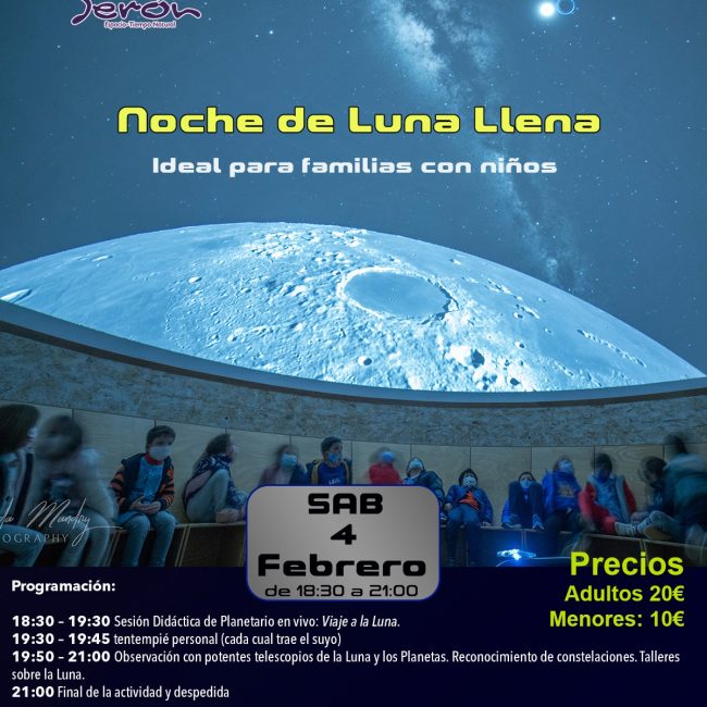 Noche de Luna Llena en el Planetario de Serón