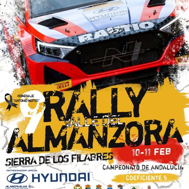 9º Rally Valle del Almanzora &#8211; Sierra de los Filabres