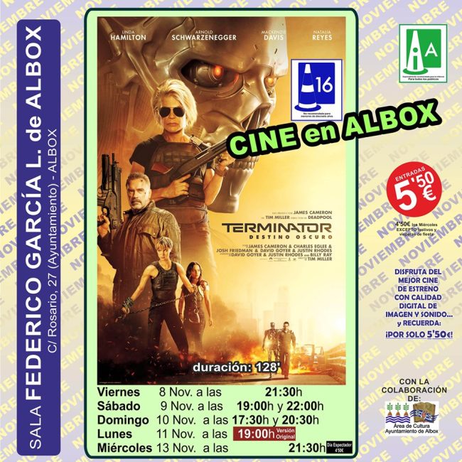 Cine en Albox – TERMINATOR: Destino Oculto