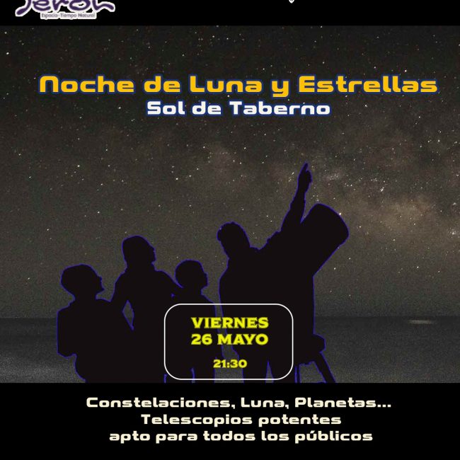 Noche de Lunas y Estrellas con Cena en Sol de Taberno