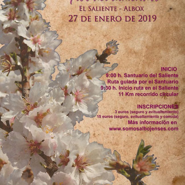 XI Ruta de Senderismo «Flor del Almendro» El Saliente-Albox