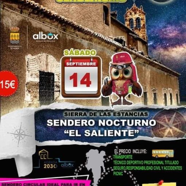 Sendero Nocturno «El Saliente» Sierra de las Estancias – Albox 2024