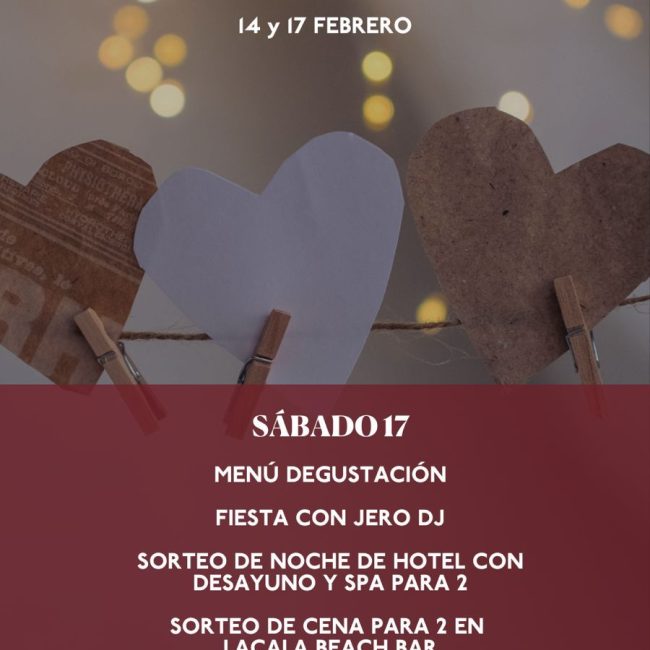 Menú Degustación San Valentín en Jardines La Tejera