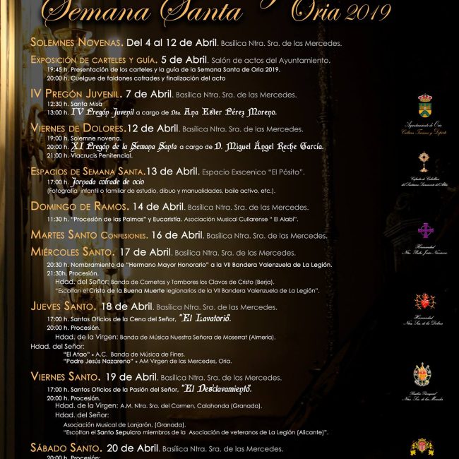 Semana Santa de Oria – 2019
