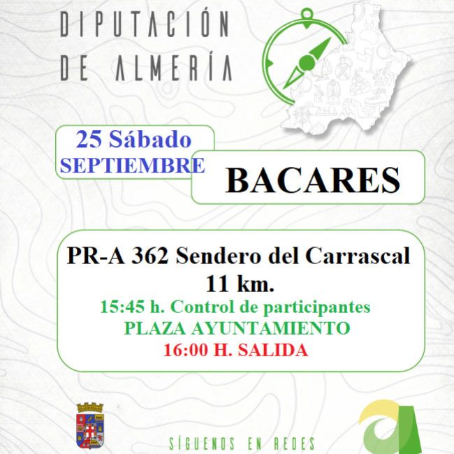 Senderismo en Bacares – Sendero del Carrascal