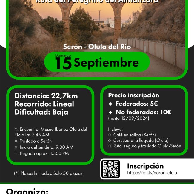 Trekking Almanzora Pilgrim’s Route Serón-Olula del Río