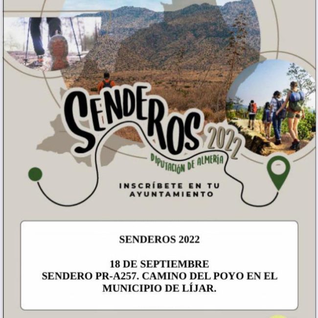 Senderismo en Lijar 2022 &#8211; Sendero PR-A257 Camino del Poyo