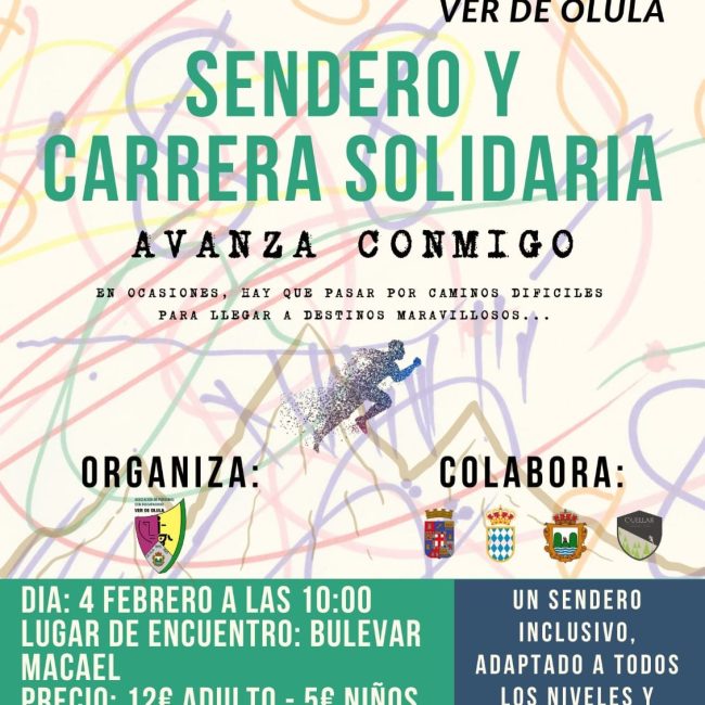 Sendero y Carrera Solidaria en Macael