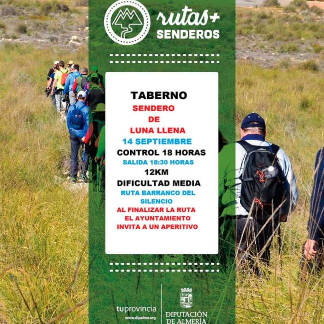 Sendero ruta Barranco del Silencio – Taberno 2019