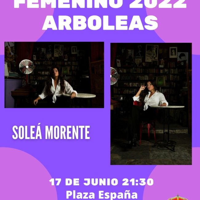 Solea Morente en Primavera en Femenino en Arboleas