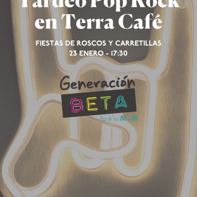 Tardeo Pop Rock en Terra Café