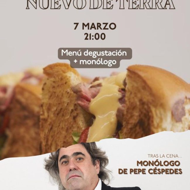Menú Degustación y Monólogo de Pepe Céspedes en Terra Café