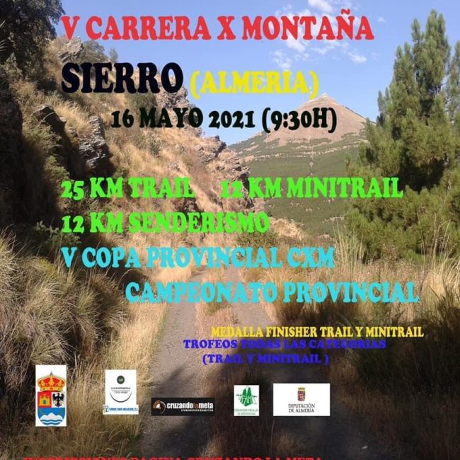 Trail, Minitrail y Senderismo el 16 mayo en Sierro