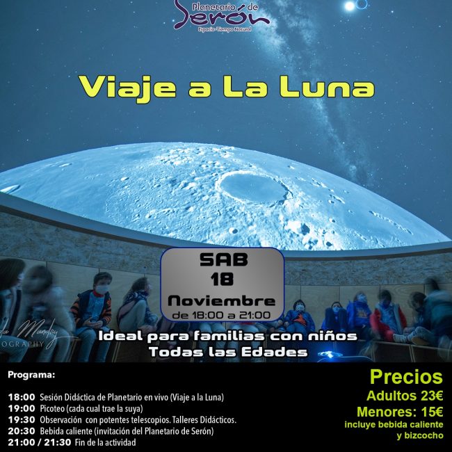 Journey to the Moon – Planetarium of Serón