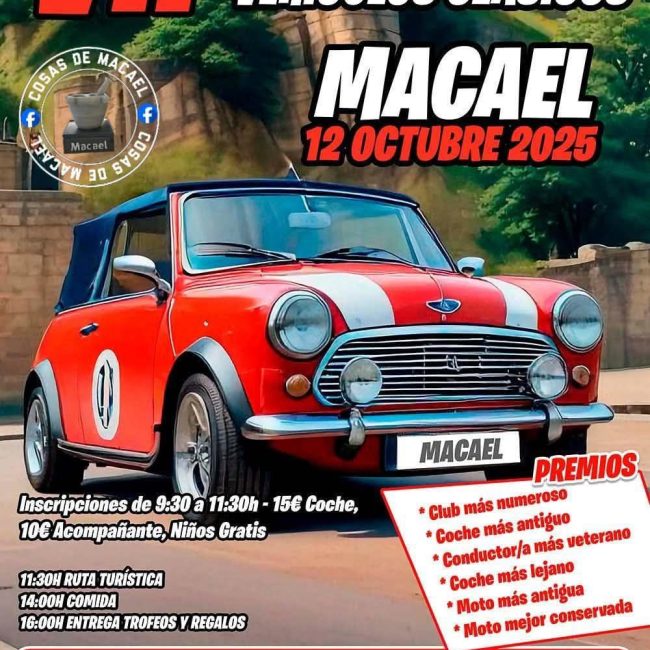 VII Concentración de Vehículos Clásicos Macael 2025