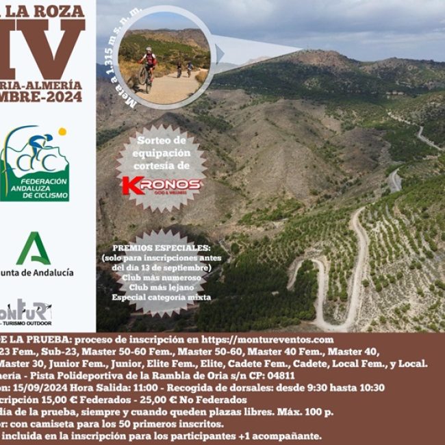 XIV Mountain Bike Race to La Roza – Rambla de Oria 2024
