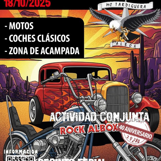 XXII MotoAlmuerzo Feria de Albox 2025 y Concentración de Motos y Coches Clásicos