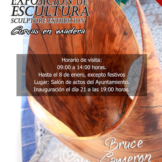 Exposición de Esculturas Curvas en Madera – Bruce Cameron