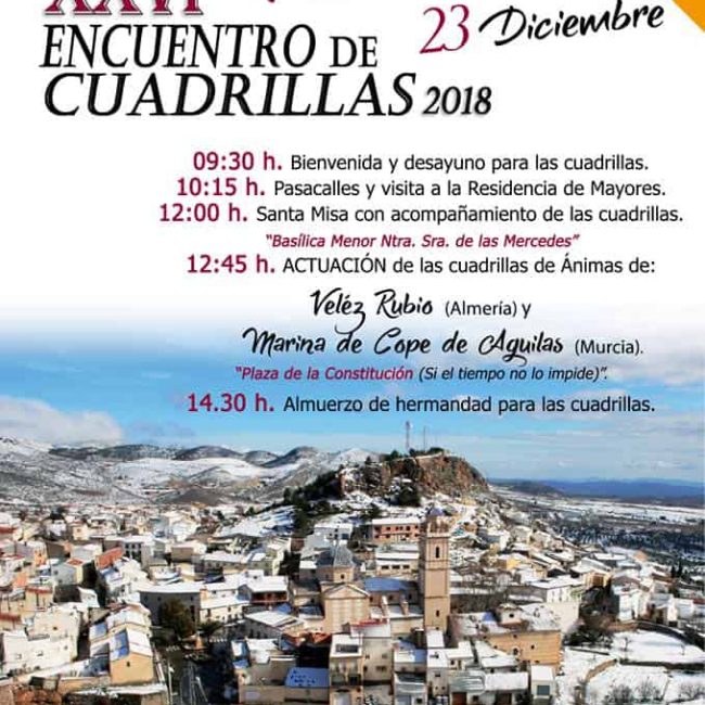 XXVI Encuentro de Cuadrillas Villa de Oria 2018