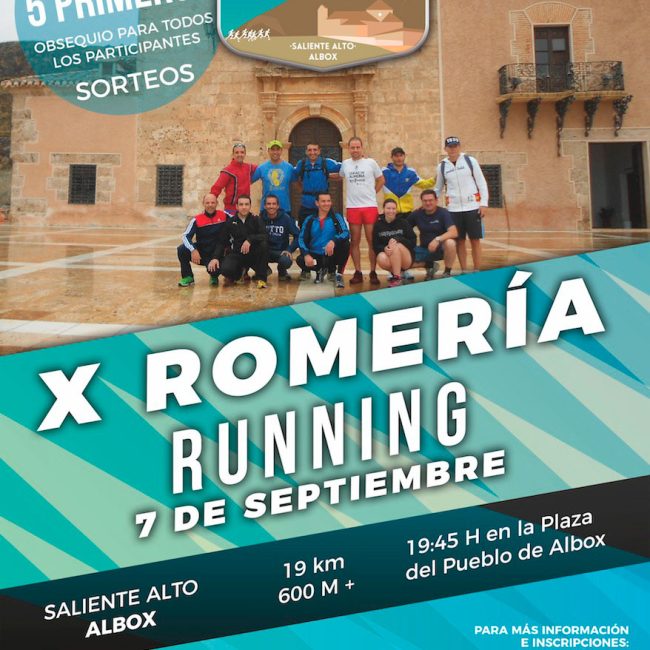 X Romeria Running, Saliente Alto (Albox). 7 de septiembre 2018