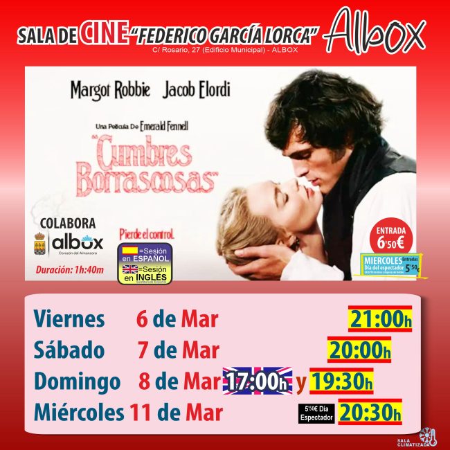 Cine en Albox: Cumbres Borrascosas