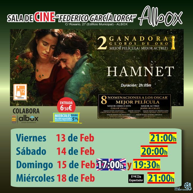 Cine en Albox: HAMNET