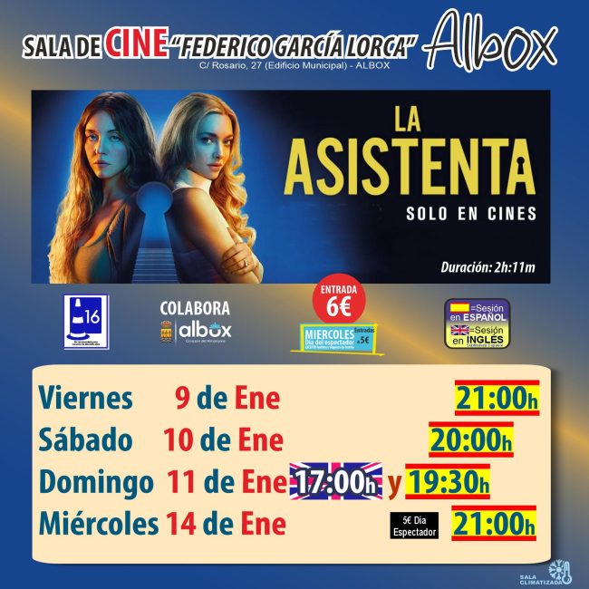 Cine en Albox: La Asistenta