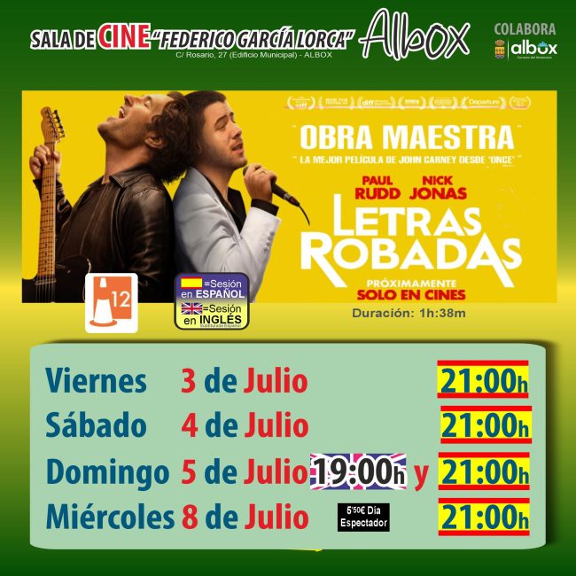 Cine en Albox: Letras Robadas