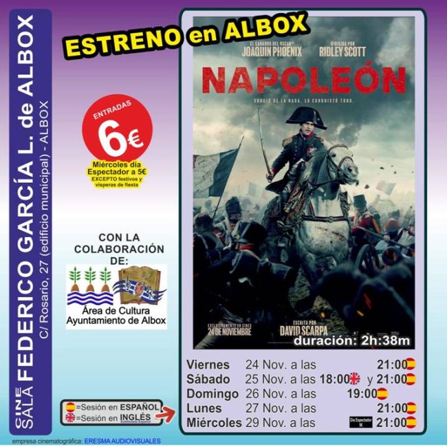 Cinema in Albox &#8211; Napoleon