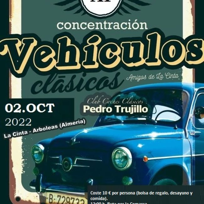 Concentración Vehículos Clásicos Arboleas 2022