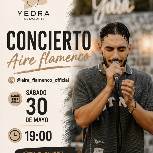 Aire Flamenco en Concierto en Restaurante Yedra (Cantoria)