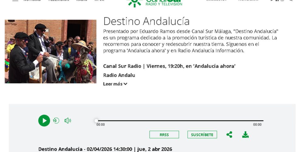 Las Cuartetas de Laroya se difunden en Canal Sur Radio