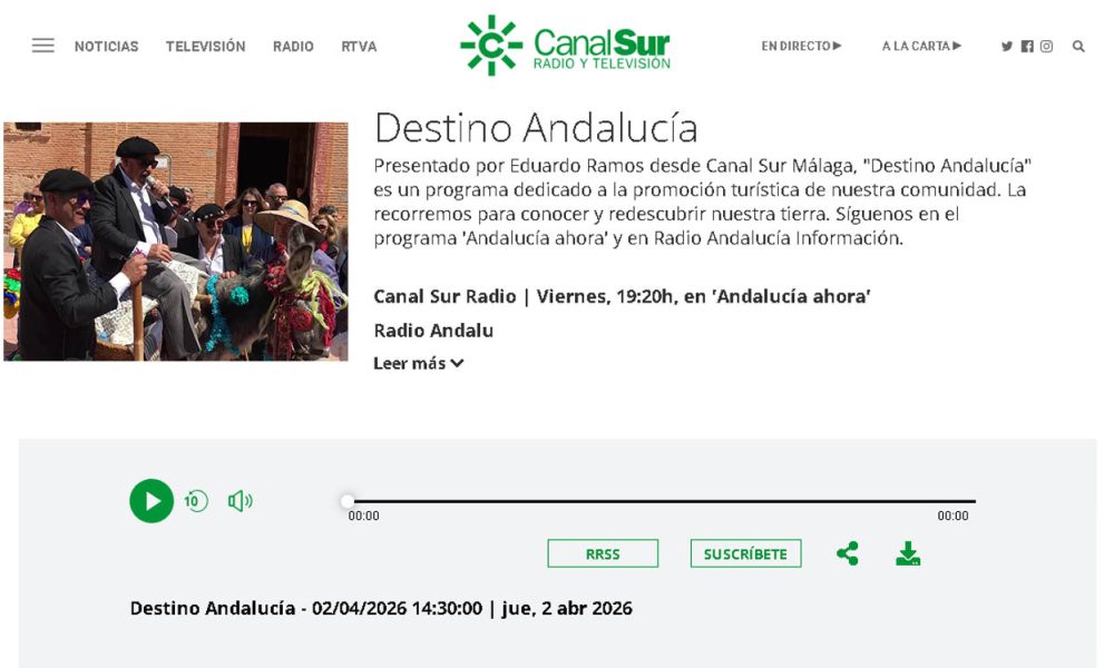 Las Cuartetas de Laroya se difunden en Canal Sur Radio