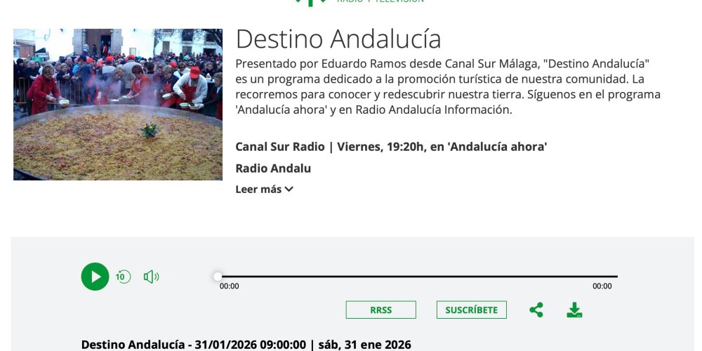 Canal Sur Radio hace protagonista a Bacares que celebra el Dia del Romero