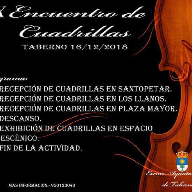XIX Encuentro de Cuadrillas – Taberno 2018