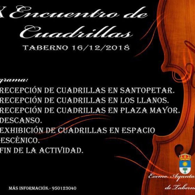 XIX Encuentro de Cuadrillas &#8211; Taberno 2018
