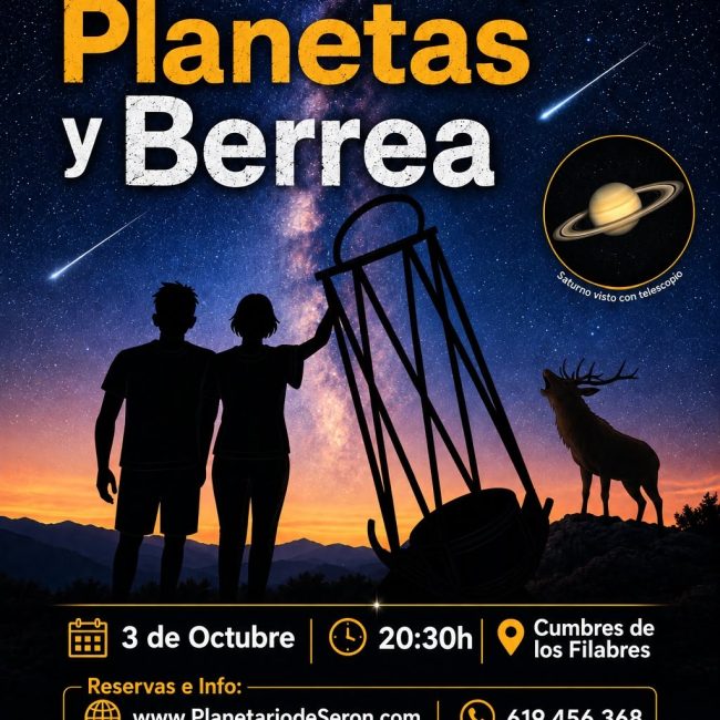 Estrellas, Planetas y Berrea en la Sierra de los Filabres