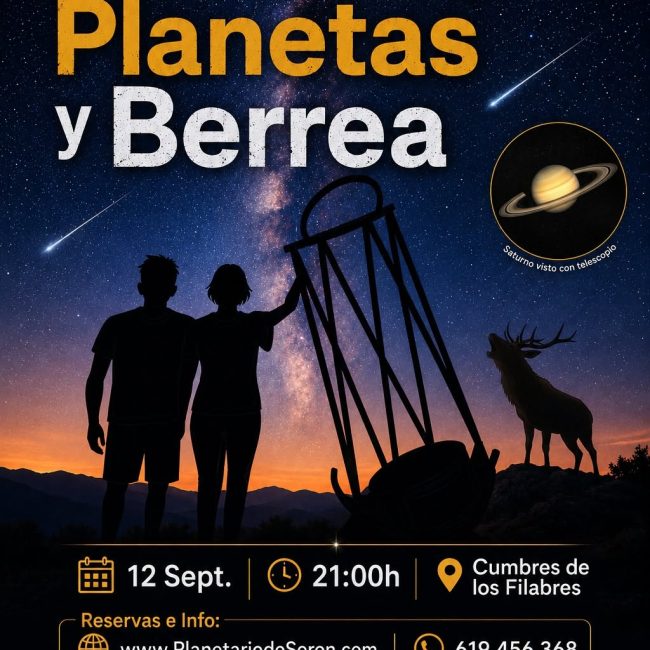 Estrellas y Berrea con Planetario de Serón en la Sierra de los Filabres