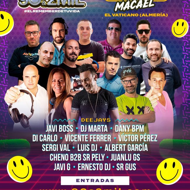 Festival of the 90’s and 2MIL in Macael 2025
