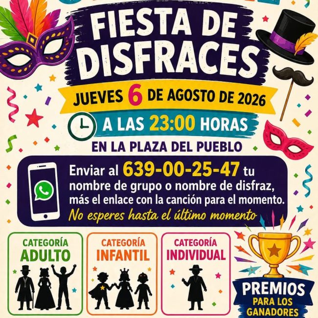 Fiesta de Disfraces Urracal 2026
