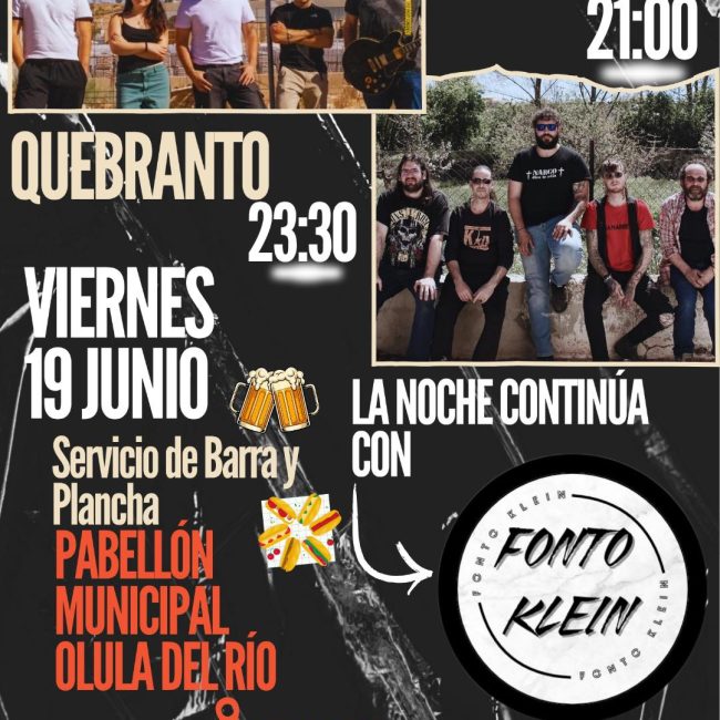 Fiesta Fin de Temporada Torneo de Voleibol y Conciertos en Olula del Río 2026