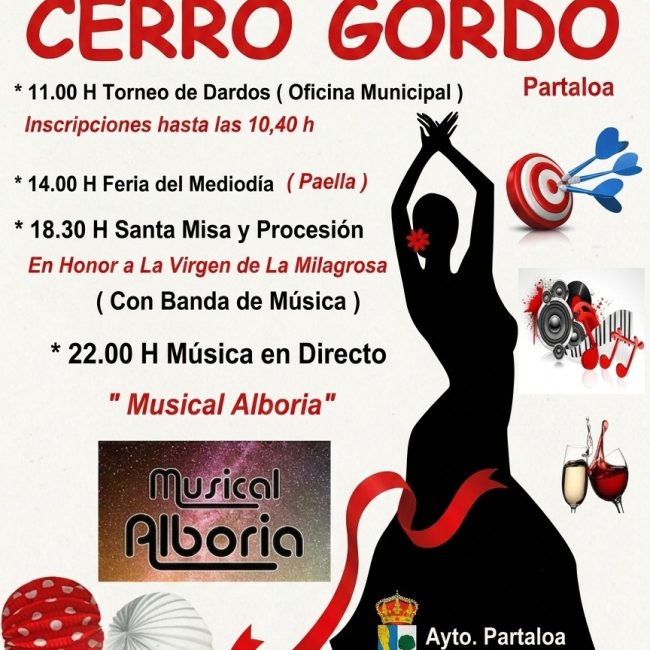 Fiestas Cerro Gordo Partaloa 2026