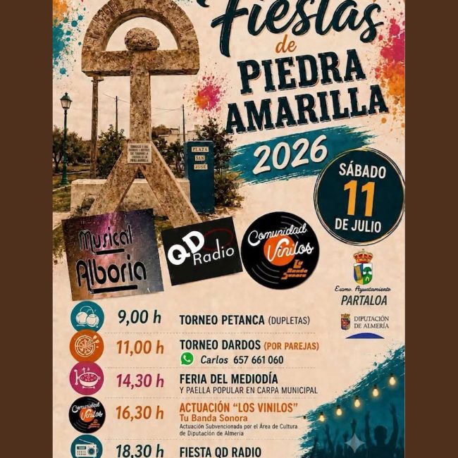 Fiestas Piedra Amarilla – Partaloa 2026