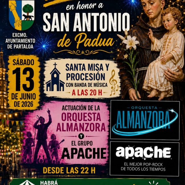 Fiestas de San Antonio de Padua – Partaloa 2026