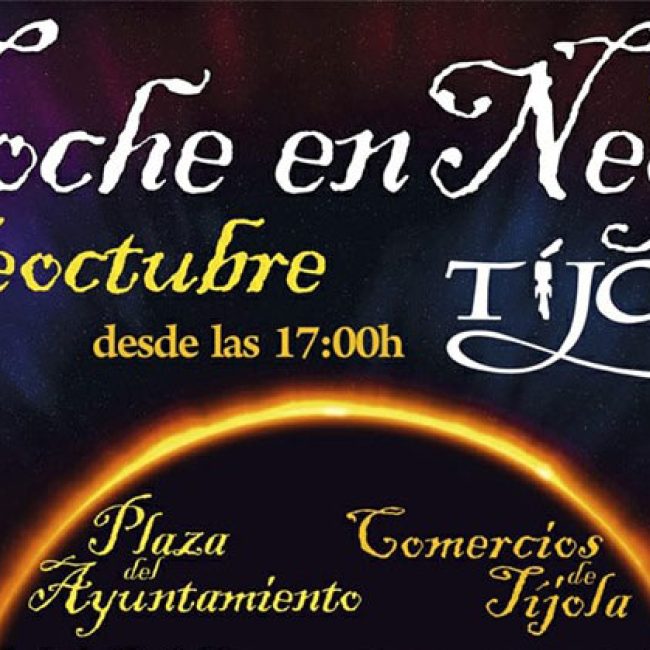 Noche en Negro – Tíjola 2019